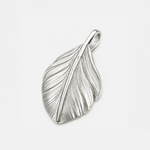 Goros Silver Heart Pendant-Facing Left