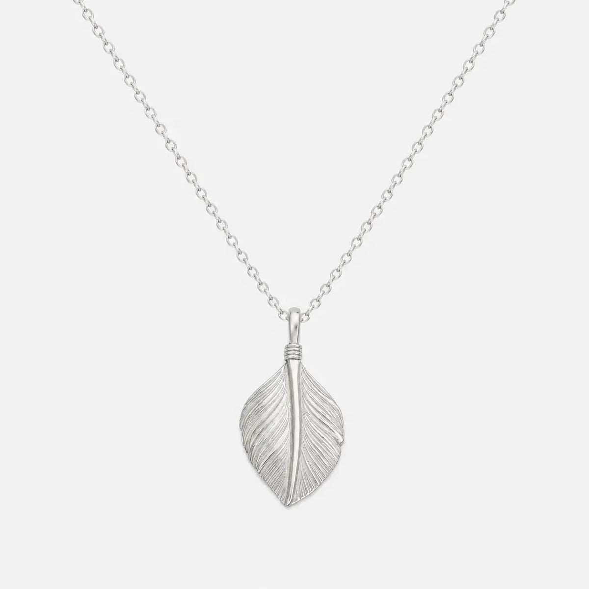 Goros Silver Heart Pendant-Facing Right
