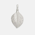 Goros Silver Heart Pendant-Facing Right