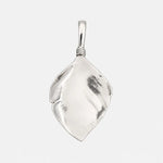 Goros Silver Heart Pendant-Facing Right