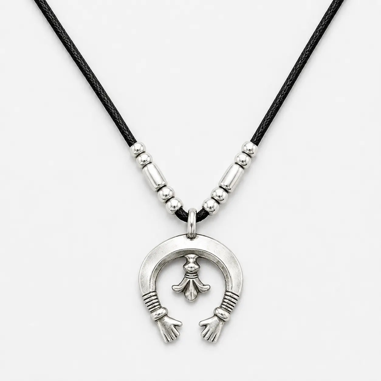 Goros Silver Najone Setup With Leather Cord