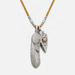 Goros Silver Top Feather & Arrowhead Setup