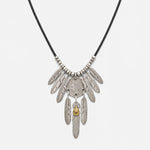 Goros Three Hanging Feathers Pendant Setup