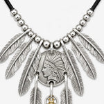 Goros Three Hanging Feathers Pendant Setup