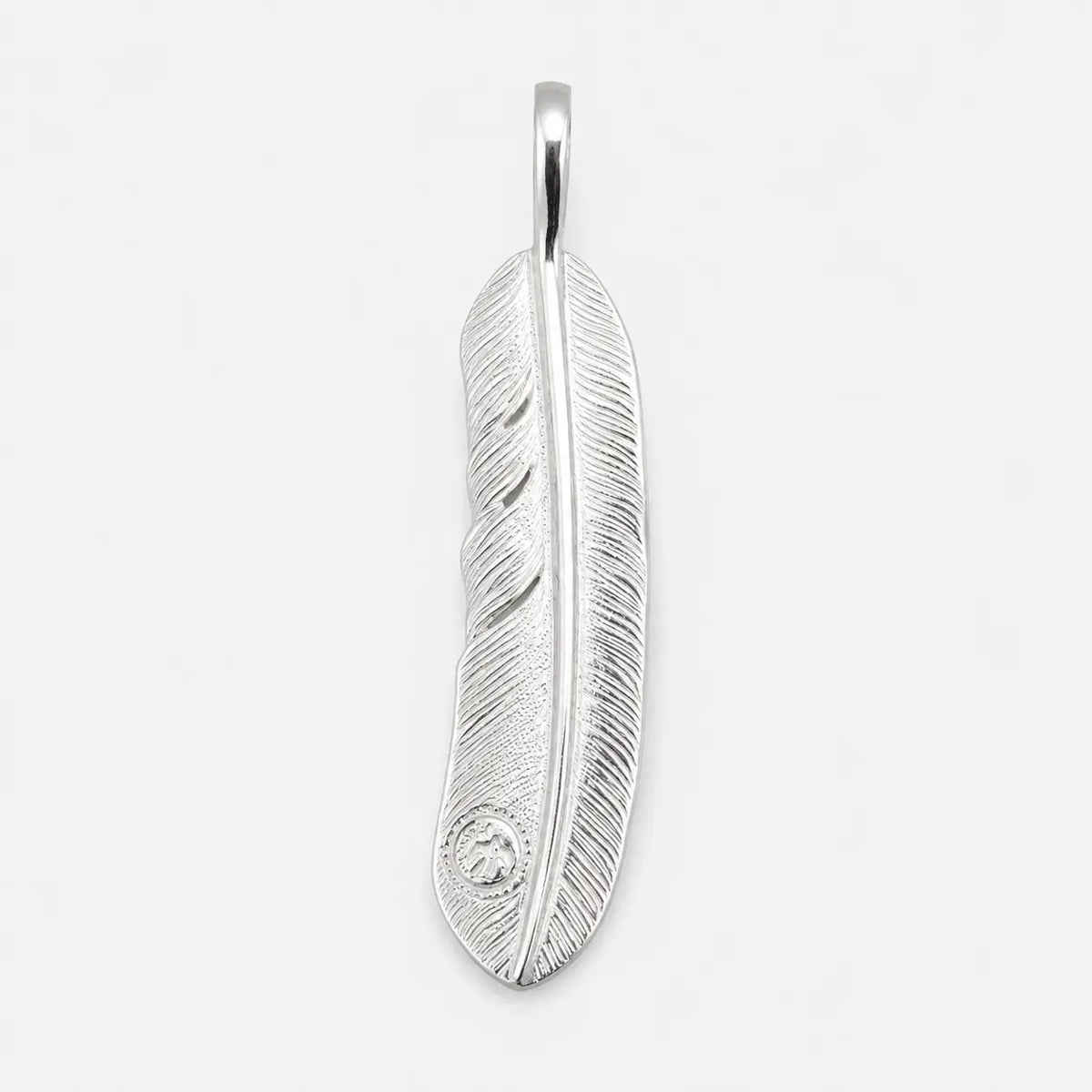 Goros Xl Silver And Gold Feather With Metal - Facing Left