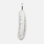 Goros Xl Silver And Gold Feather With Metal - Facing Left
