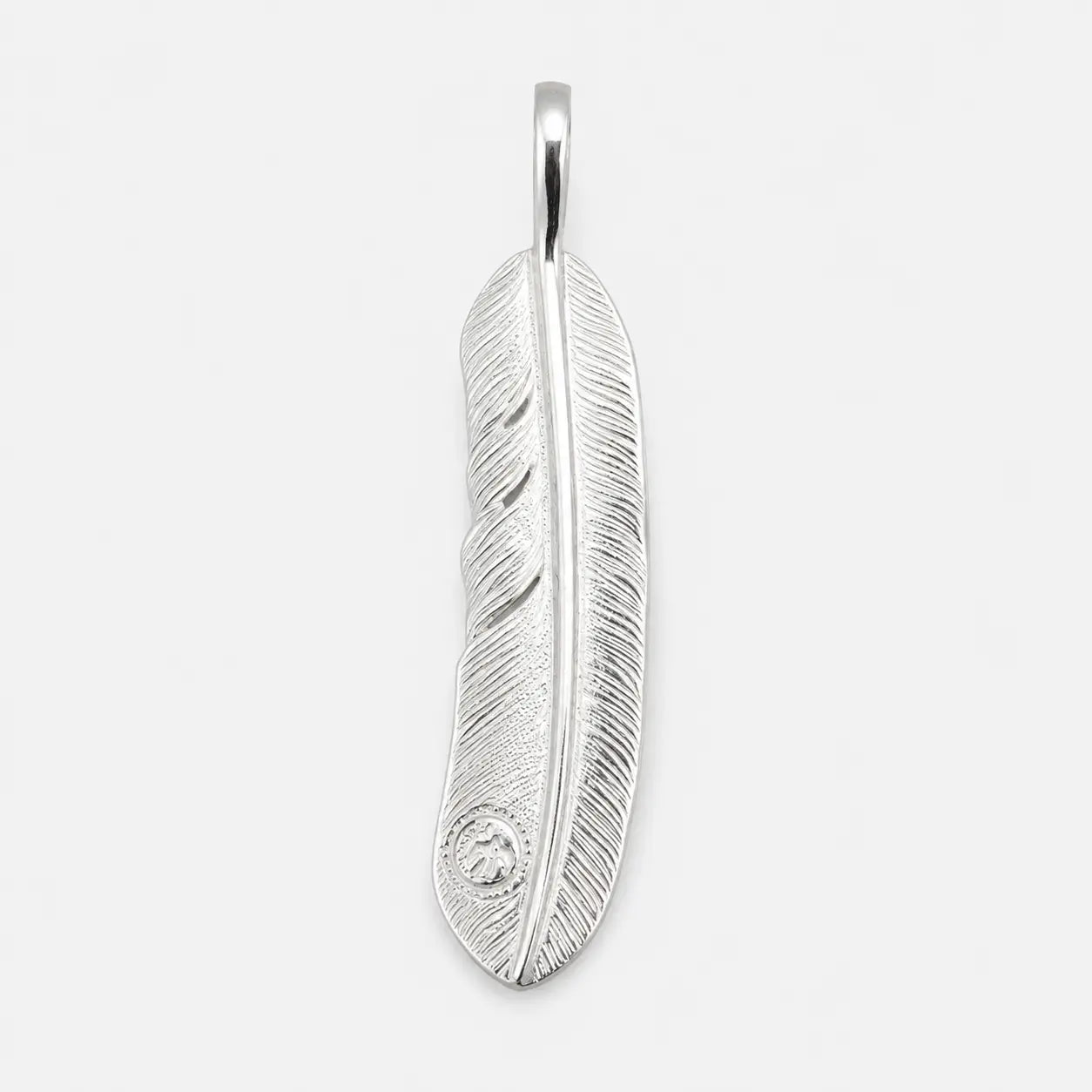 Goros Xl Silver And Gold Feather With Metal - Facing Left