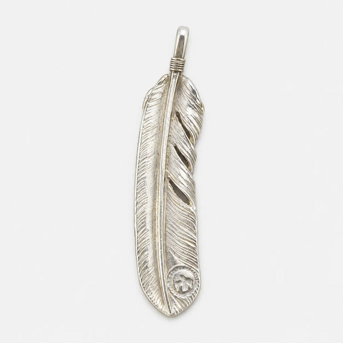 Goros Xl Turquoise Feather Gold Rope - Facing Right
