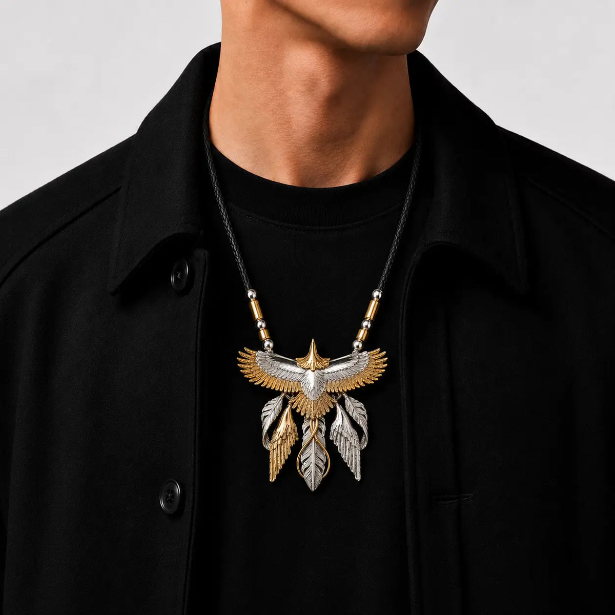 Horizon Blue Medium Eagle Pendant