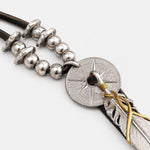 Horizon Blue Rail Feather Sun Crest Pendant