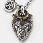 Horizon Blue Sun Stone with Eagle Head Bail & Suncrest Set