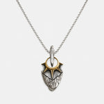 Horizon Blue Sun Stone with Eagle Head Bail