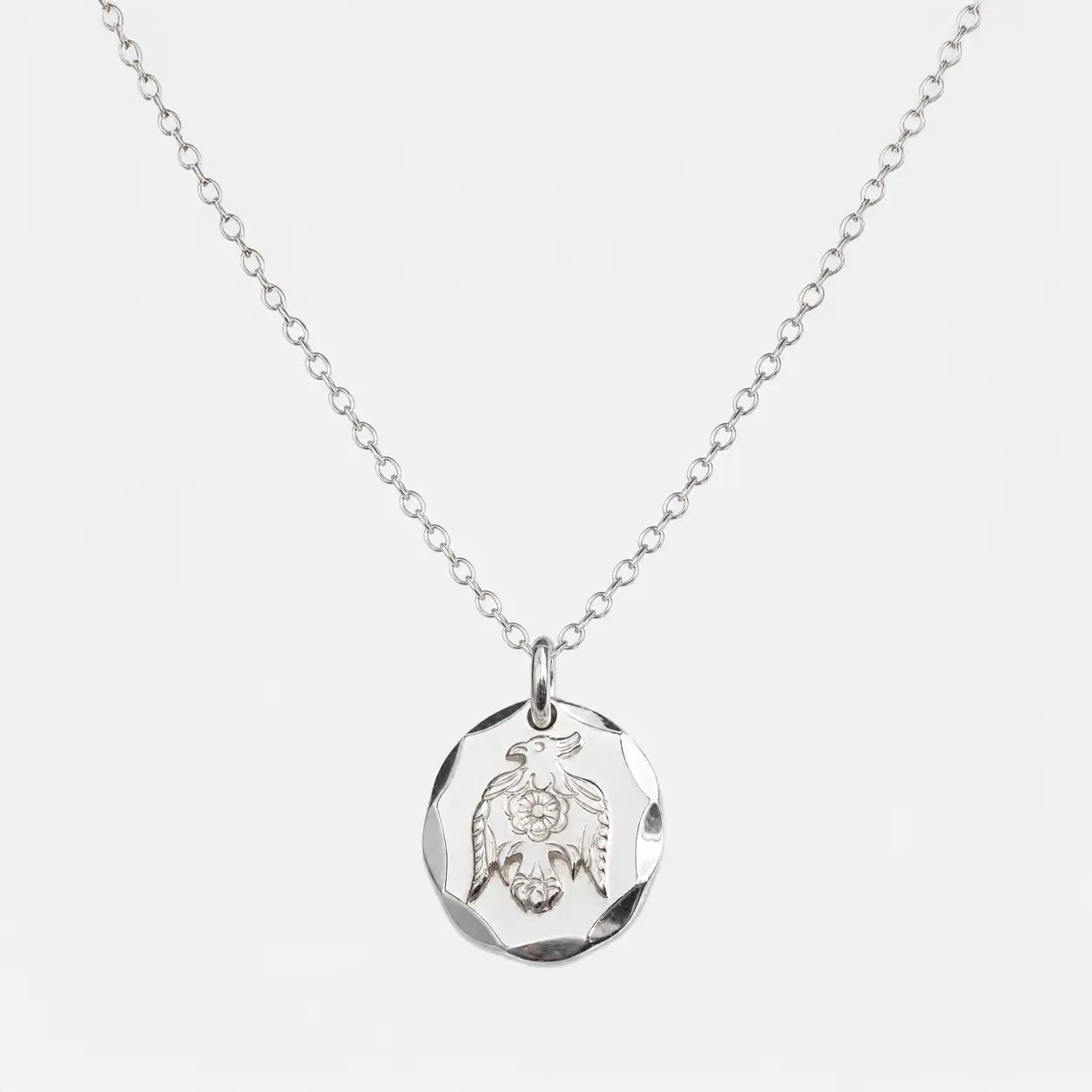 Ken Kikuchi Eagle Rose Pendant