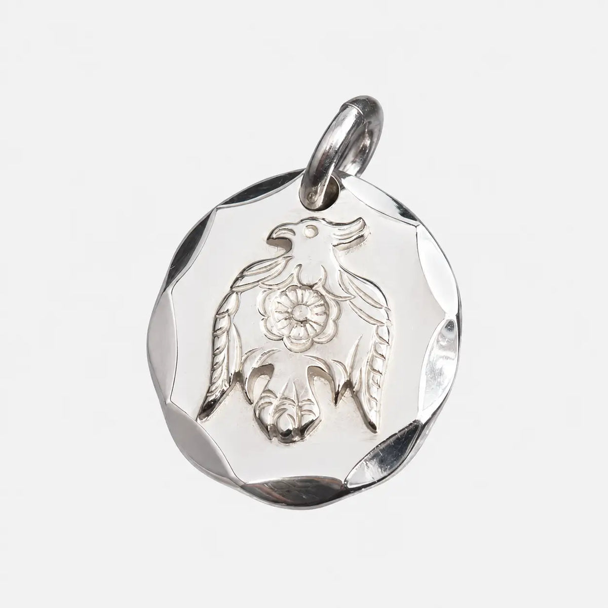 Ken Kikuchi Eagle Rose Pendant