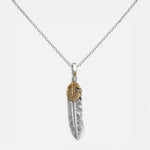 Ken Kikuchi Feather with K18 Leaf F-21+K18F-29