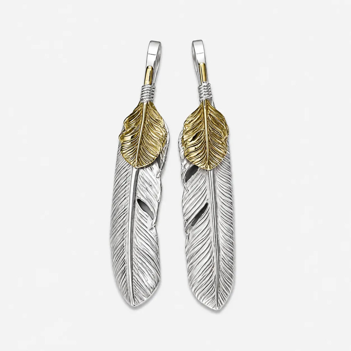 Ken Kikuchi Feather with K18 Leaf F-21+K18F-29