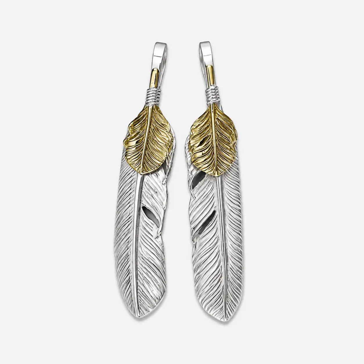 Ken Kikuchi Feather with K18 Leaf F-21+K18F-29