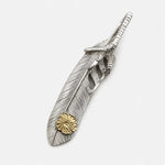 Ken Kikuchi K24 Point Feather with Claw Pendant
