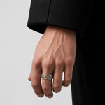 Ken Kikuchi K24 point Arabesque Ring
