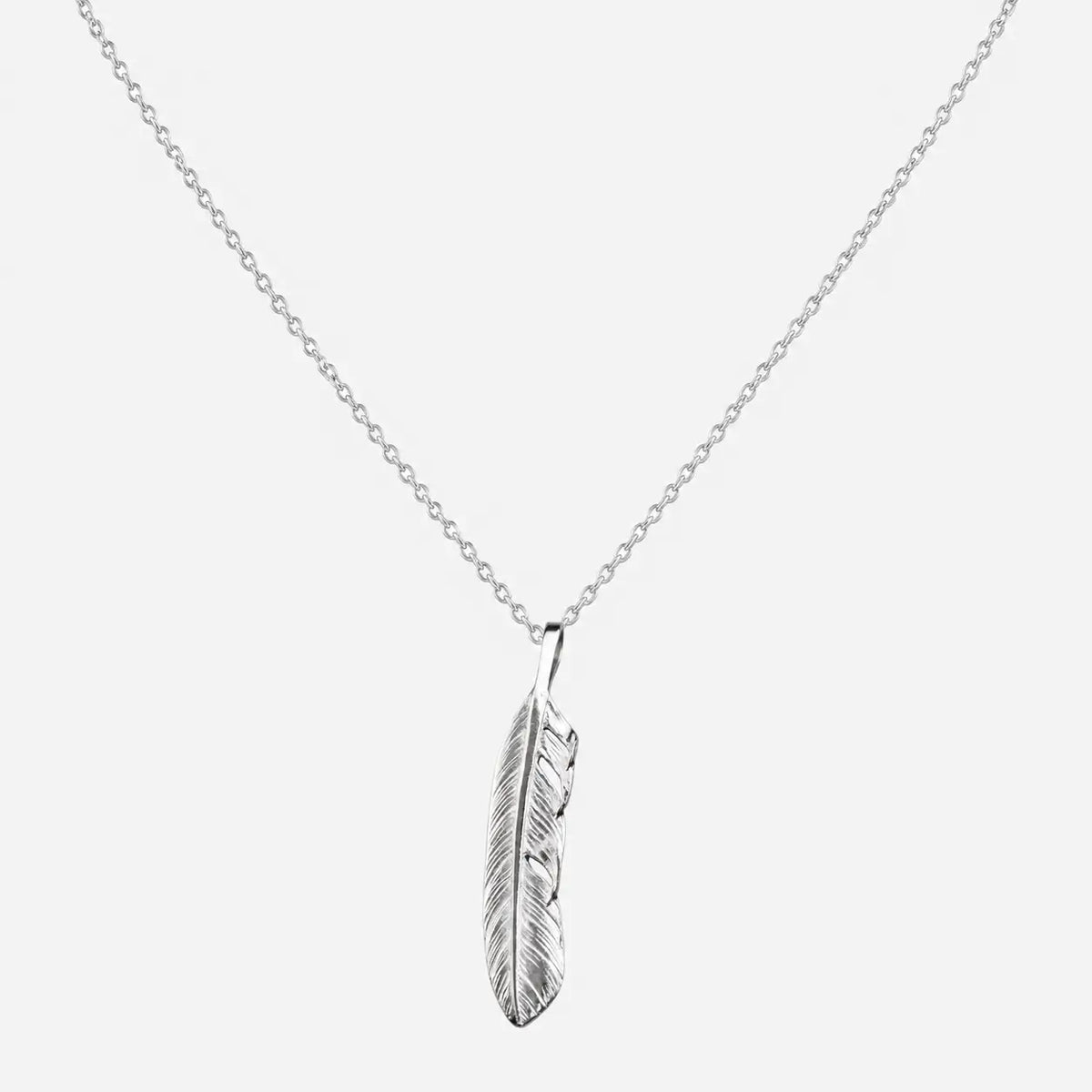 Ken Kikuchi Silver Feather Pendant F-23/F-24
