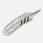 Ken Kikuchi Silver Feather with Claw Pendant