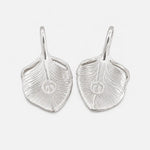 Ken Kikuchi Small K24 Point Silver Feather Pendant F-35/F-36