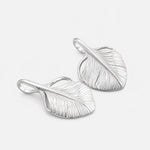 Ken Kikuchi Small Silver Feather Pendant F-35/F-36