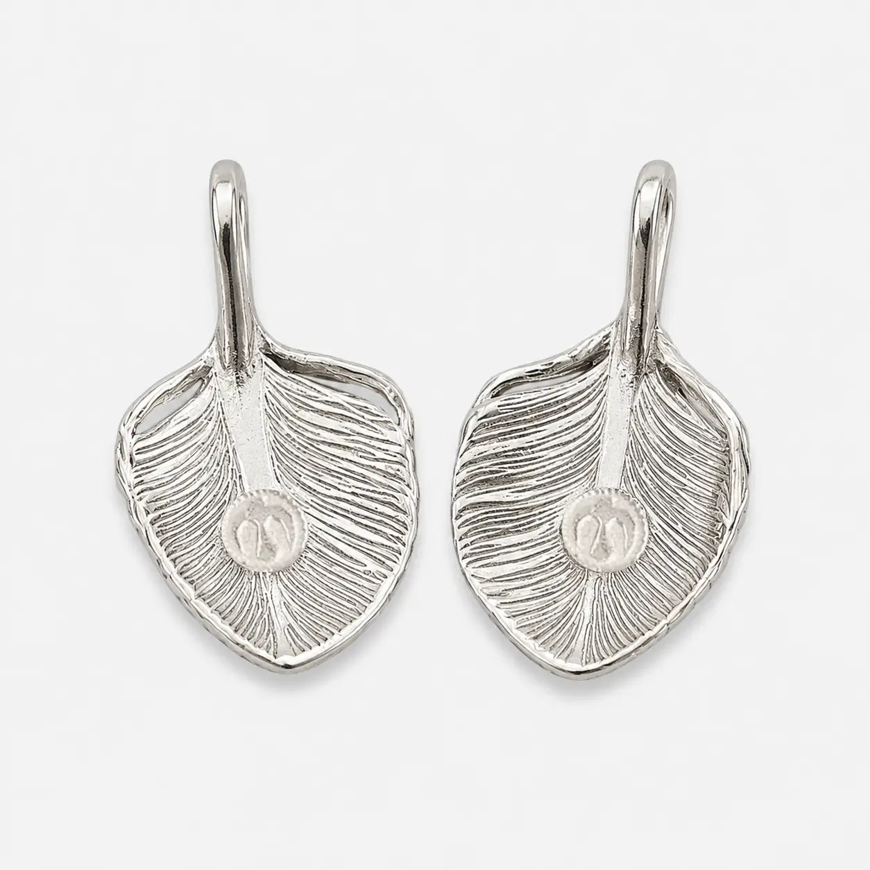 Ken Kikuchi Small Silver Feather Pendant F-35/F-36