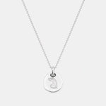 Larry Smith Eagle Head Stamped Pendant