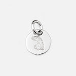 Larry Smith Eagle Head Stamped Pendant