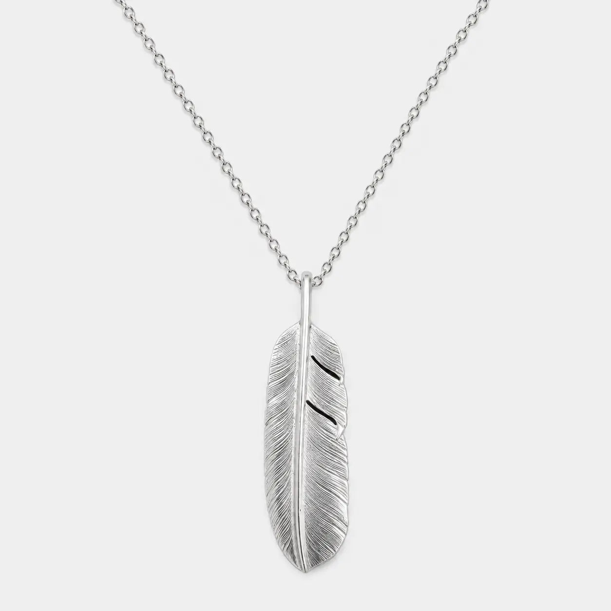 Larry Smith Goro Style Plain Feather Pendant