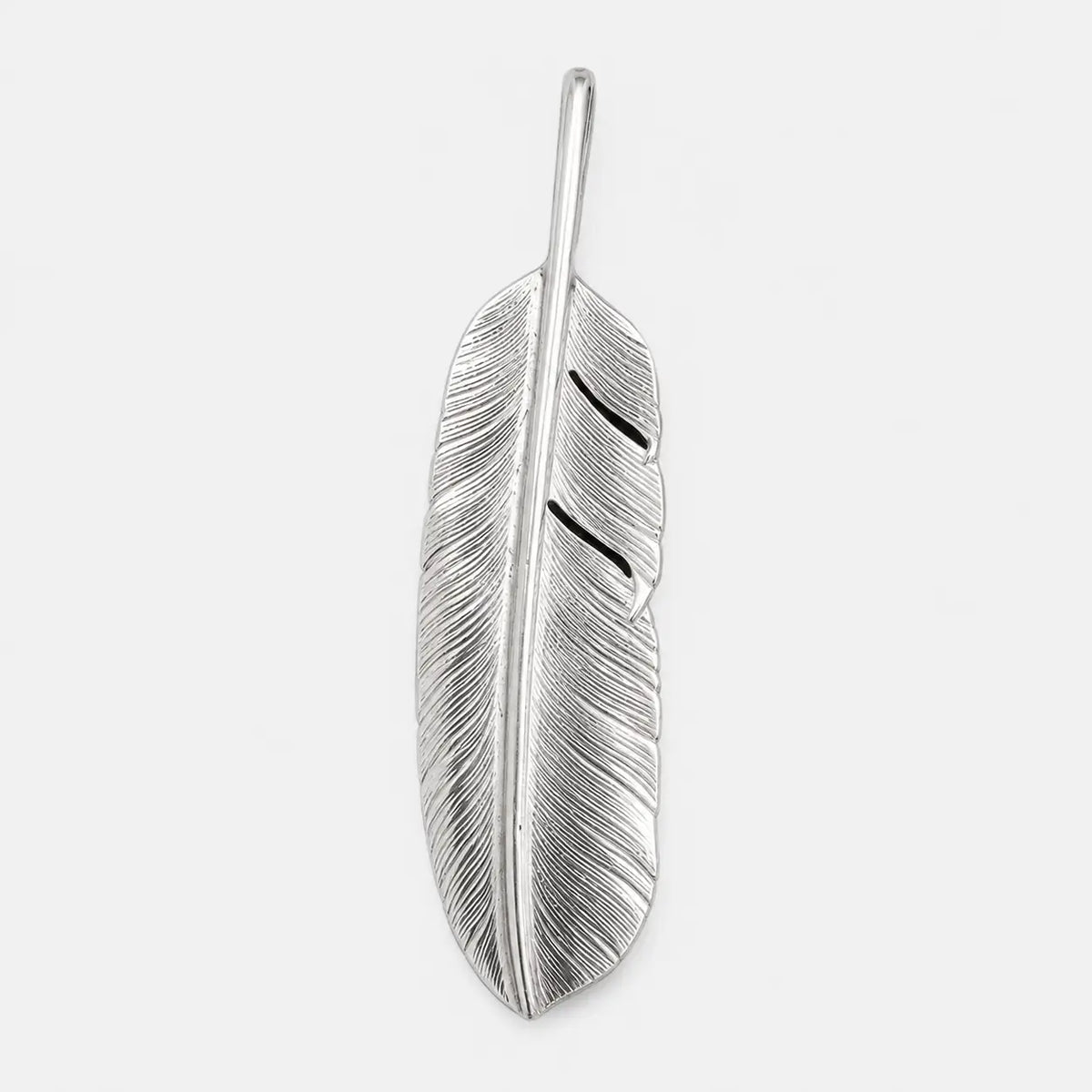 Larry Smith Goro Style Plain Feather Pendant