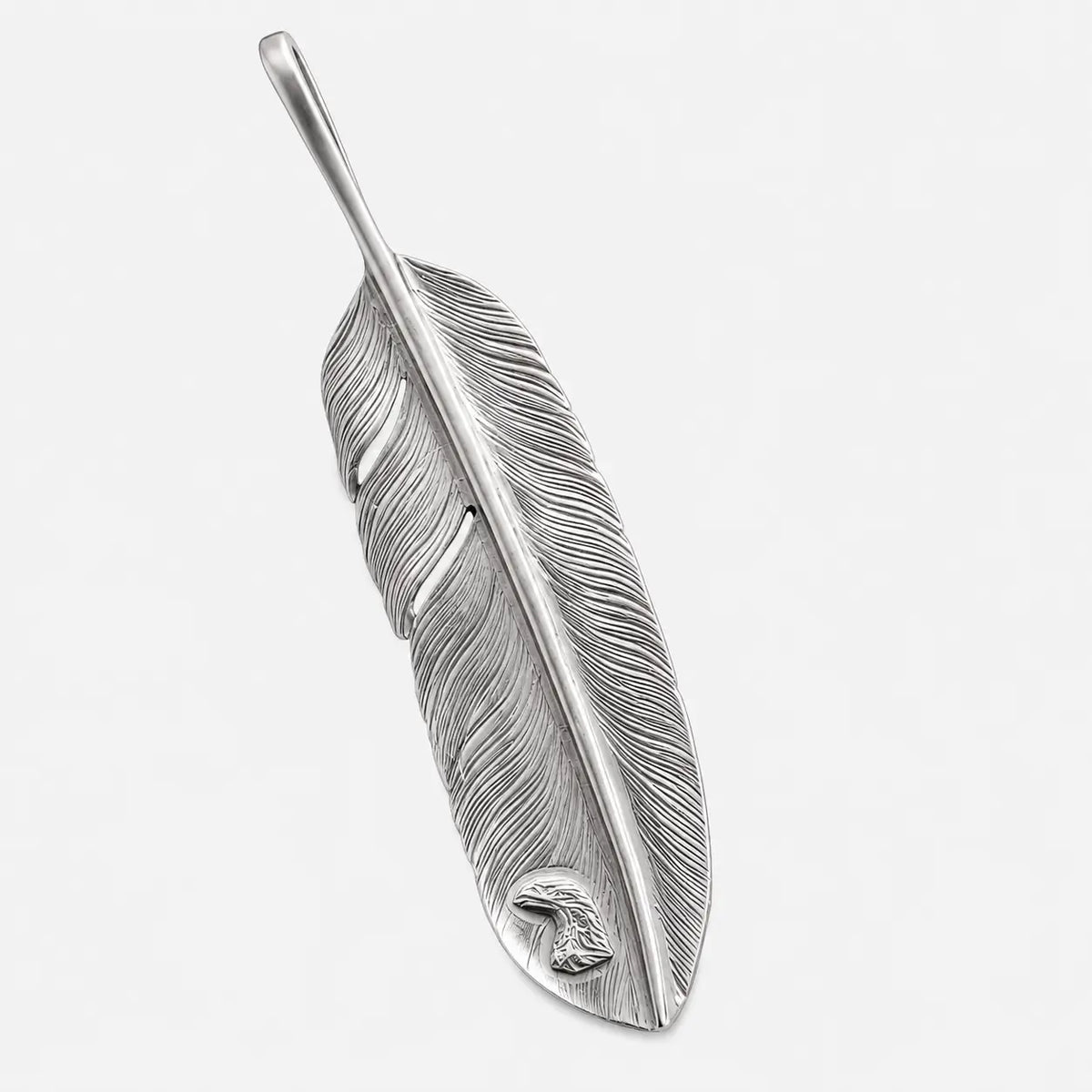 Larry Smith Goro Style Plain Feather Pendant