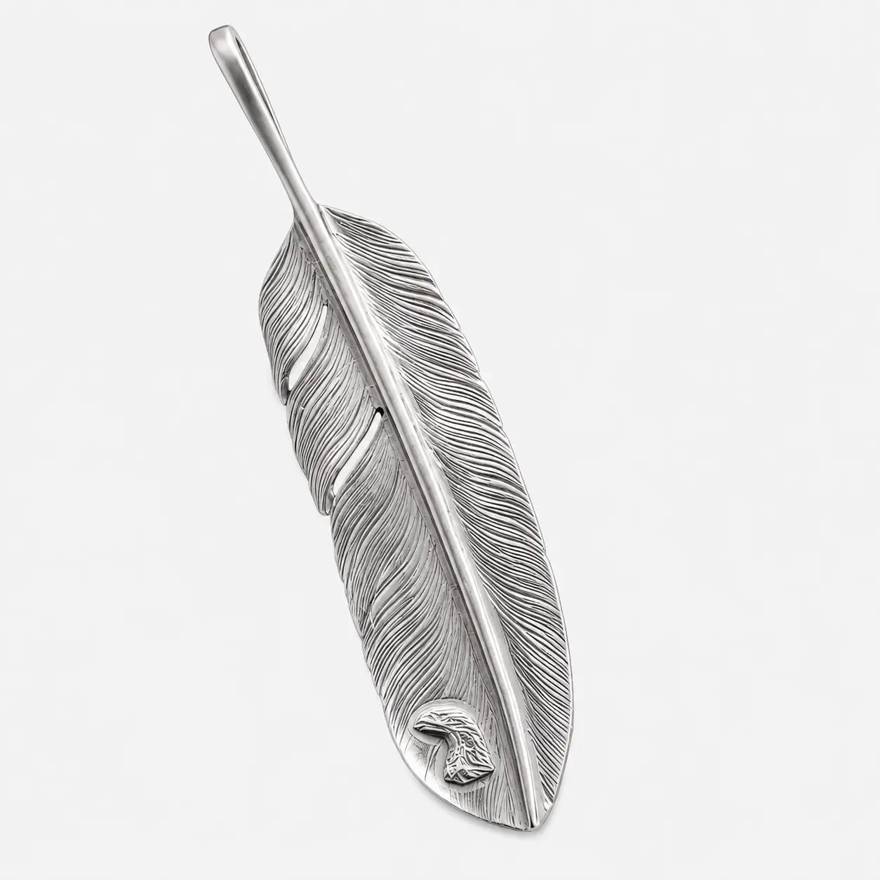 Larry Smith Goro Style Plain Feather Pendant