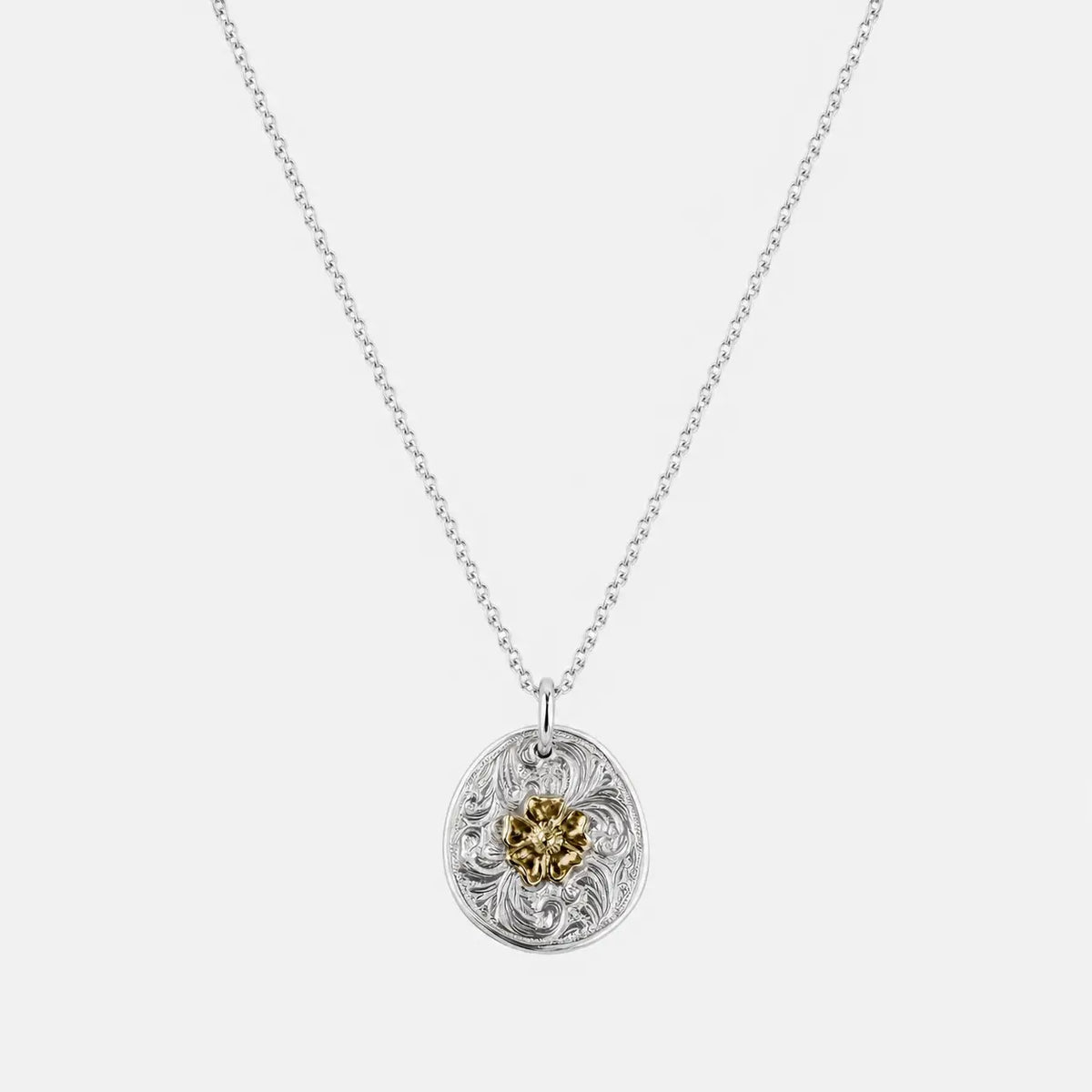 Larry Smith Karakusa Rose Pendant