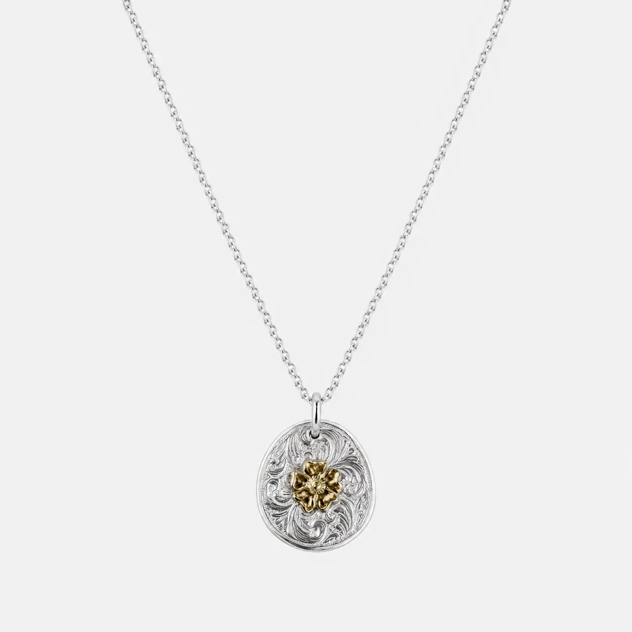 Larry Smith Karakusa Rose Pendant