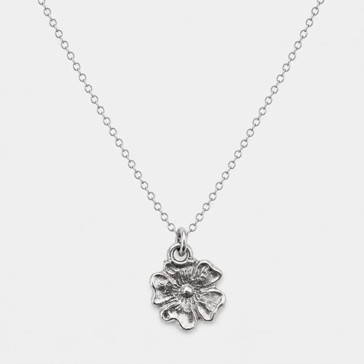 Larry Smith Silver Rose Pendant