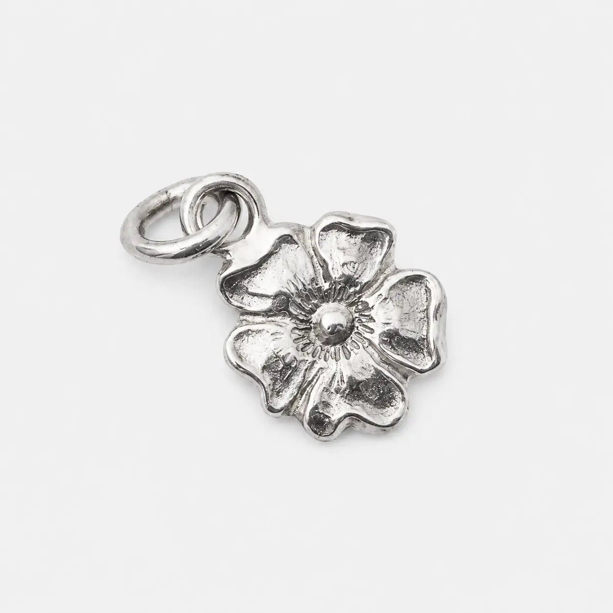 Larry Smith Silver Rose Pendant