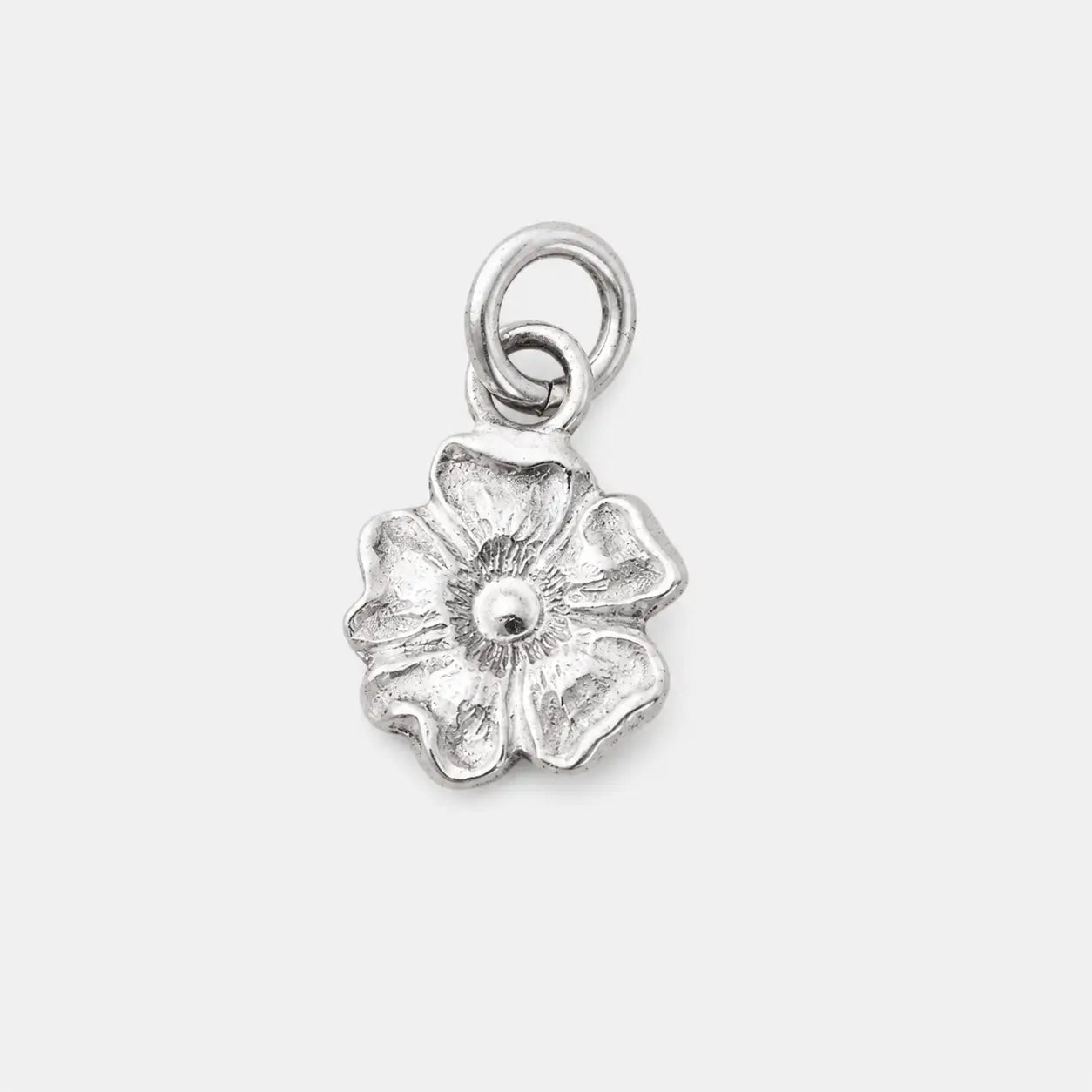 Larry Smith Silver Rose Pendant