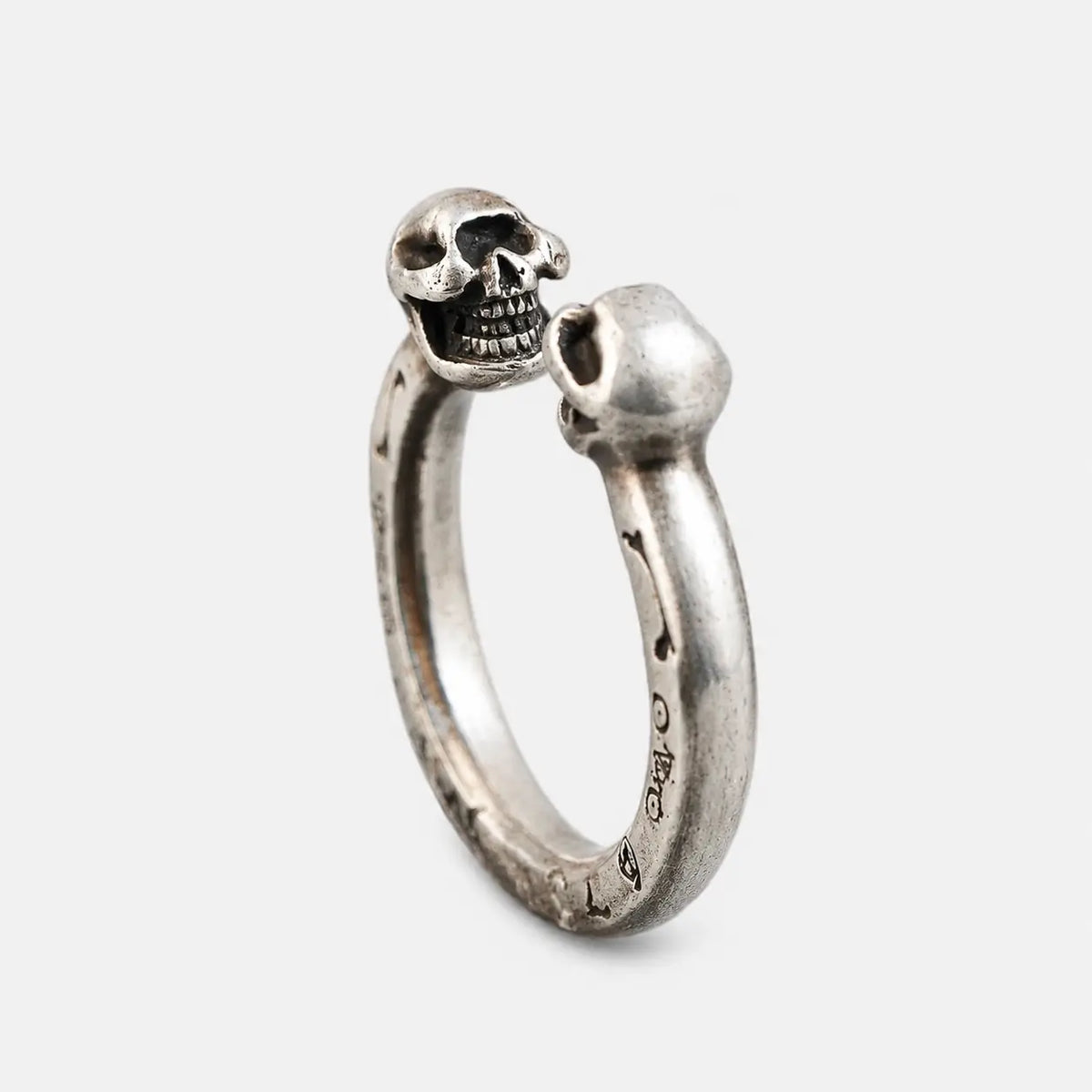 Stop Light Co SV 2 Skull Ring
