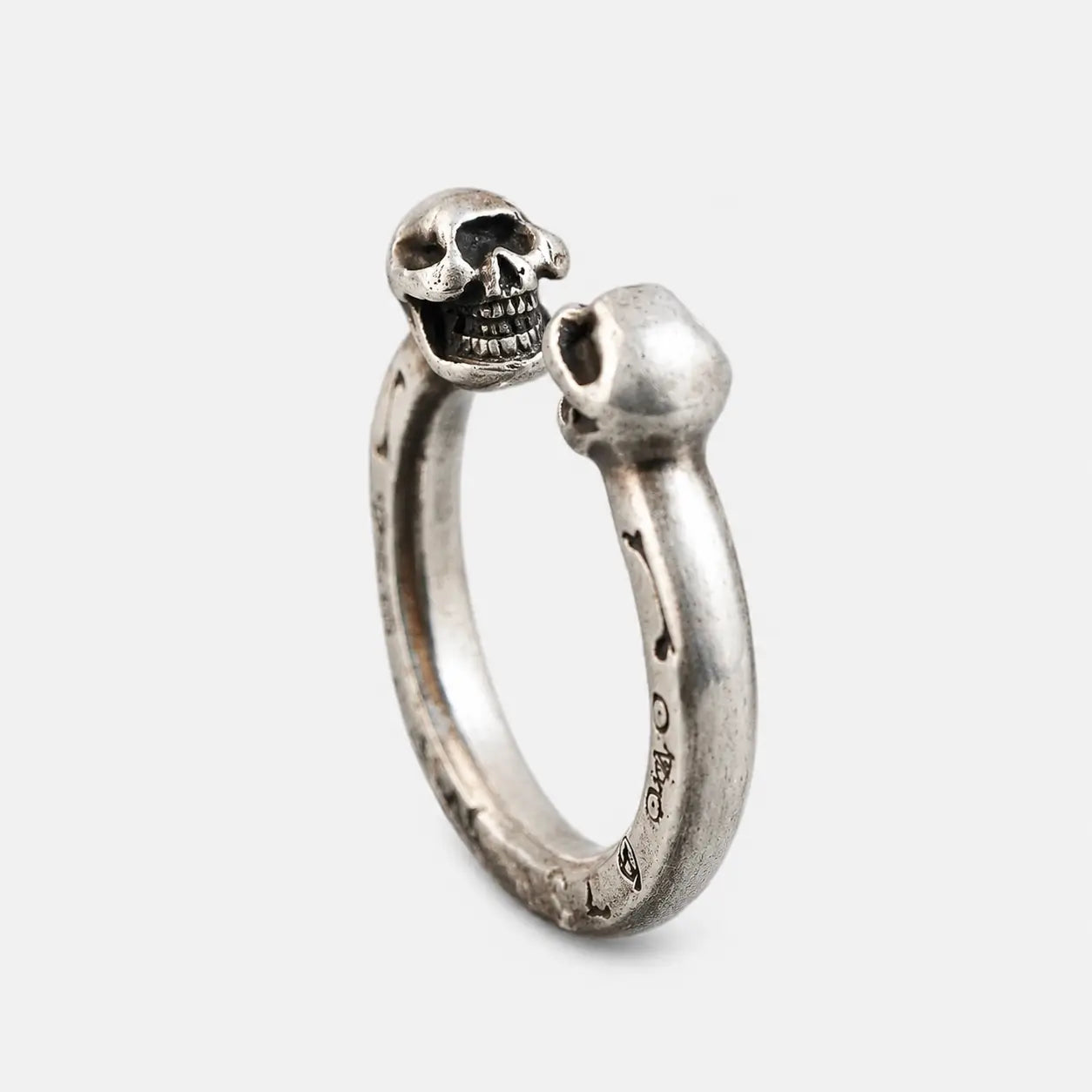 Stop Light Co SV 2 Skull Ring
