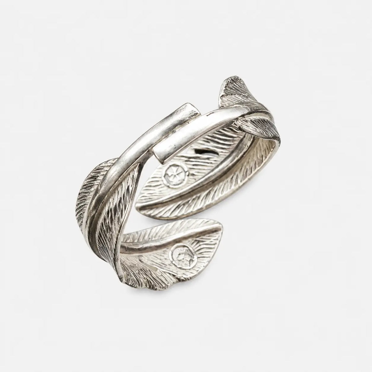 Tady King Double Feather Tail Ring