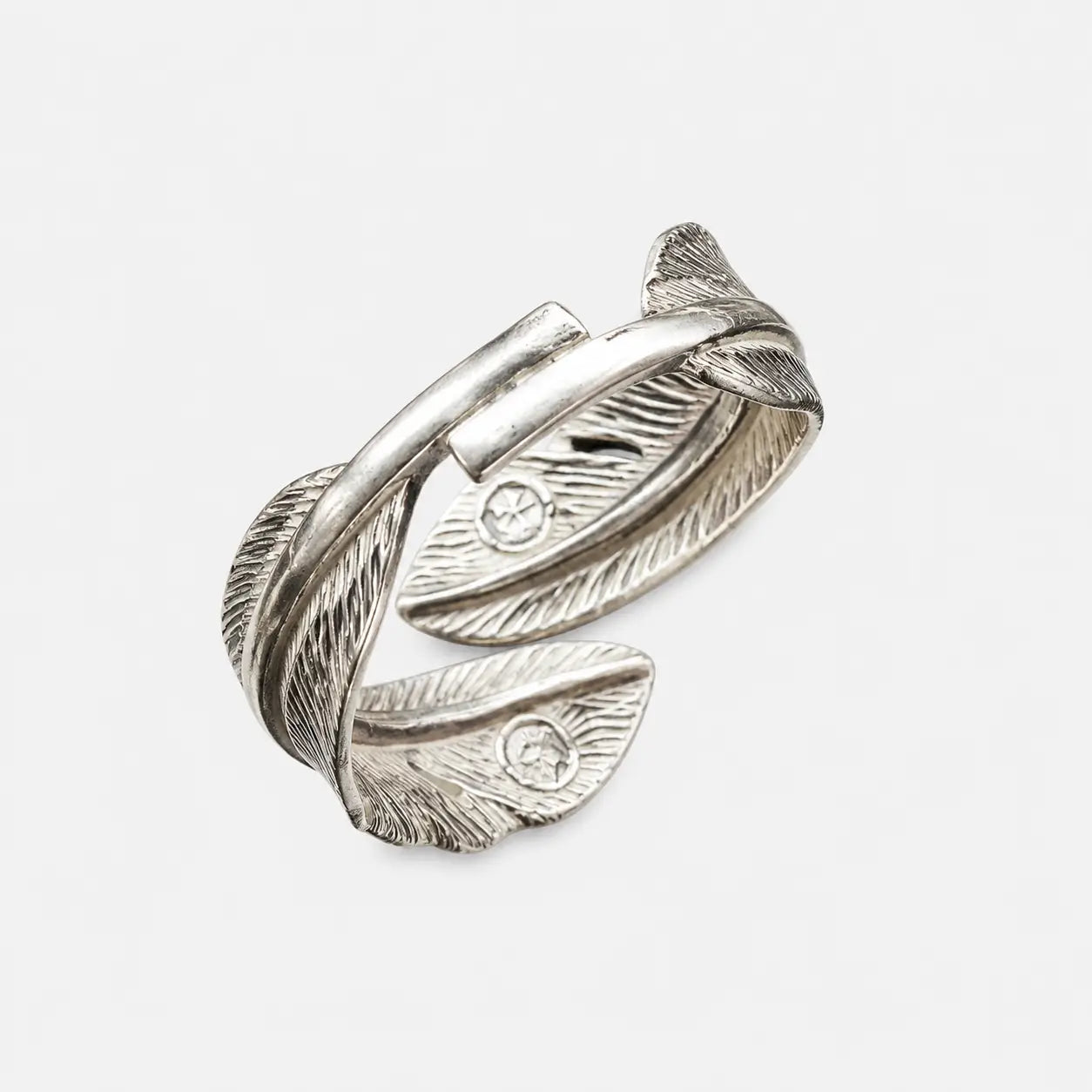 Tady King Double Feather Tail Ring
