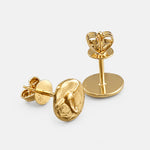 Tady King Longhorn Gold Stud Earrings