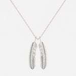 Tady King Silver Feather Pendant