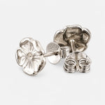 Tady King Silver Rose Earrings