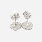 Tady King Silver Rose Earrings