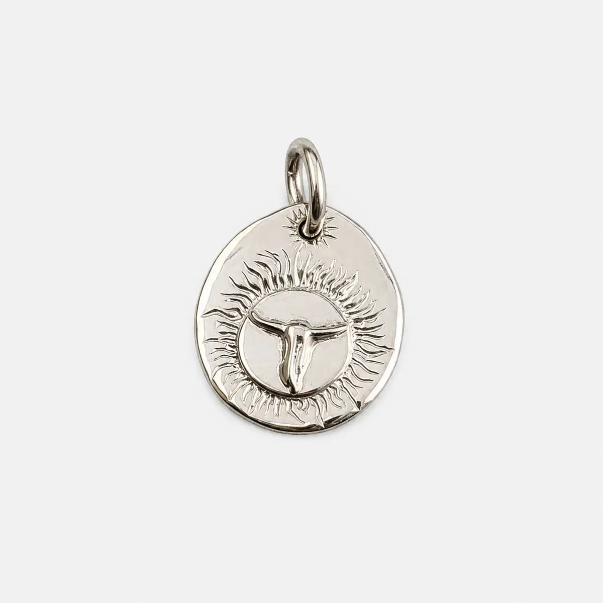 Tady King Stamped Animal Head Pendant