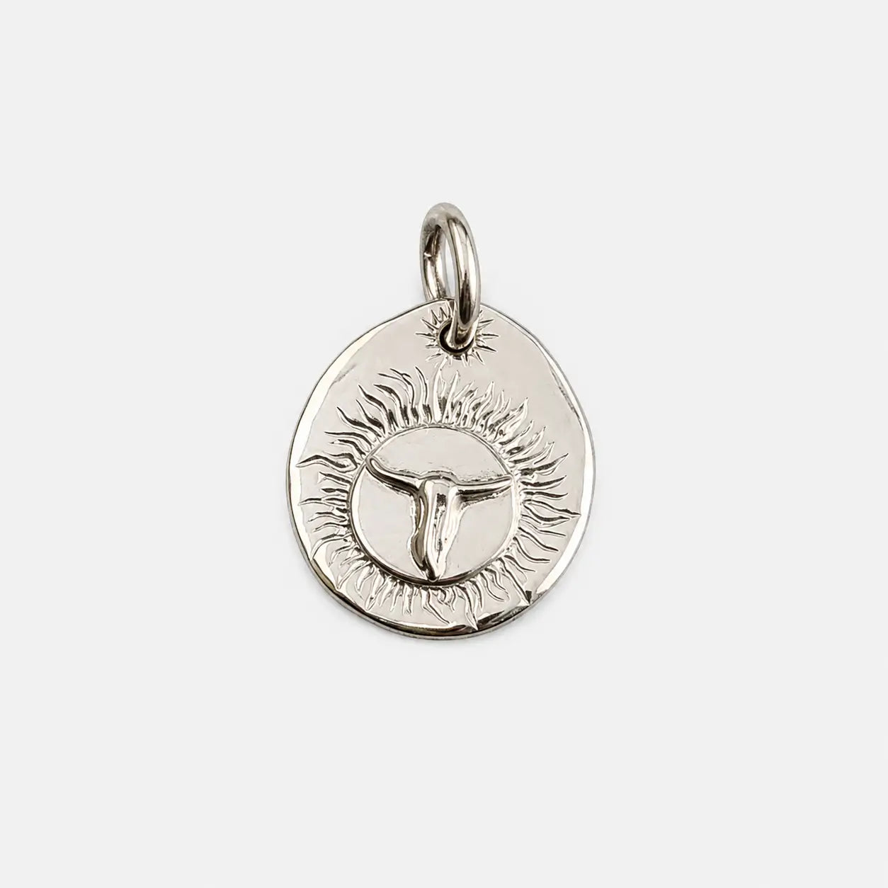 Tady King Stamped Animal Head Pendant