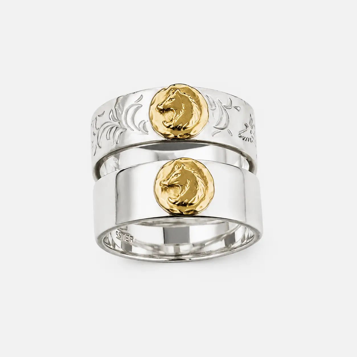 Tady King Wolf Head Ring